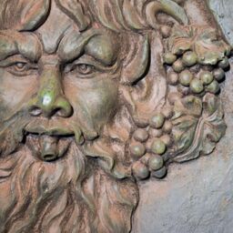 Primrose Wall Mounted Water Feature Zeus Fountain Lights Bronze Finish 83cm - thumbnail 3
