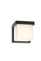 CGC Lighting 'Addison' Black Cube LED Outdoor Wall Light 4000k Natural White - thumbnail 6
