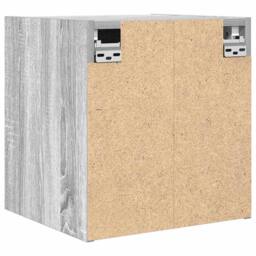Berkfield Home Durable Wall-Mounted Bedside Cabinets 2 pcs Grey Sonoma 38x34x40 cm - Size: 38 x 34 x 40 cm - thumbnail 9