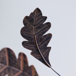 Primrose Metal Leaf Kinetic Wind Spinner in Gold 65cm in Bronze - thumbnail 8