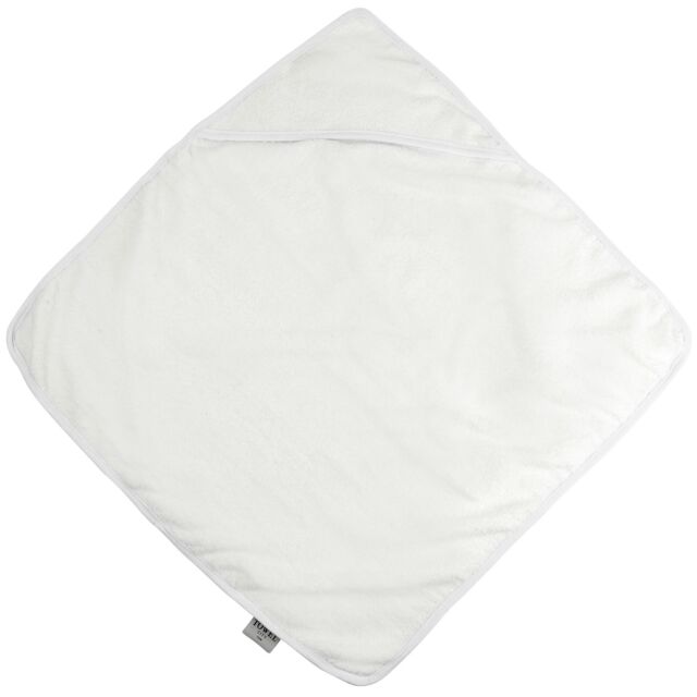 Towel City Hooded Bath Towel (360 GSM) in White - image 1