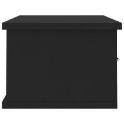 Berkfield Home Decorative Wall-mounted Drawer Shelf Black 60x26x18.5 cm Engineer - thumbnail 5