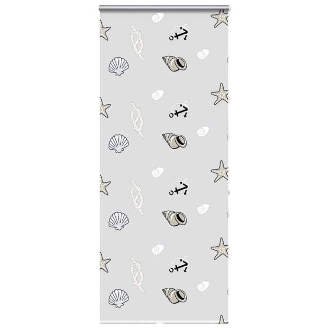 Berkfield Home Shower Roller Blind with Cassette 100x240 cm Fabric Width 96 cm in Black - image 1