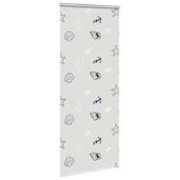Berkfield Home Shower Roller Blind with Cassette 100x240 cm Fabric Width 96 cm in Black - thumbnail 3
