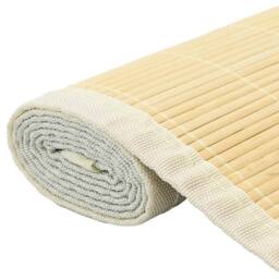 Berkfield Home Rug Bamboo 160x230 cm Natural - Size: 100 cm diameter - thumbnail 5