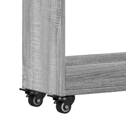 Berkfield Home Cabinet with Wheels Grey Sonoma 60x22x79 cm Engineered Wood - Size: 60 x 22 x 79 cm - thumbnail 8