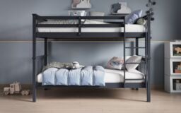 Flair Zoom Wooden Detachable Bunk Bed in Grey - Size: Single - thumbnail 3