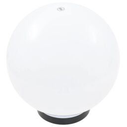 Berkfield Home LED Bowl Lamps 2 pcs Spherical 25 cm PMMA in White - thumbnail 4