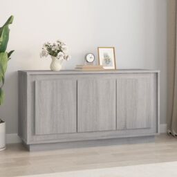 Berkfield Home Sideboard Grey Sonoma 102x35x55 cm Engineered Wood - Size: 102 x 35 x 55 cm - thumbnail 1