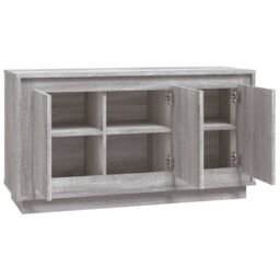 Berkfield Home Sideboard Grey Sonoma 102x35x55 cm Engineered Wood - Size: 102 x 35 x 55 cm - thumbnail 6