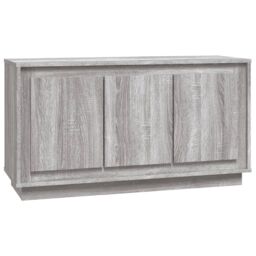 Berkfield Home Sideboard Grey Sonoma 102x35x55 cm Engineered Wood - Size: 102 x 35 x 55 cm - thumbnail 2