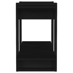 Berkfield Home Book Cabinet/Room Divider Black 80x30x51 cm - Size: 80 x 30 x 51 cm - thumbnail 6