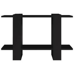 Berkfield Home Book Cabinet/Room Divider Black 80x30x51 cm - Size: 80 x 30 x 51 cm - thumbnail 5