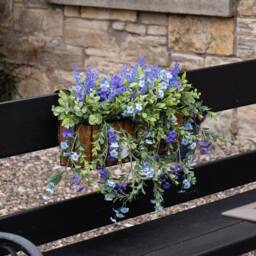 Scottish Everlastings Ltd 55cm Mixed Trailing Outdoor Window Hanging Trough - thumbnail 1