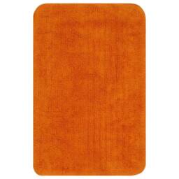 Berkfield Home Bathroom Mat Set 2 Pieces Fabric Orange - thumbnail 2
