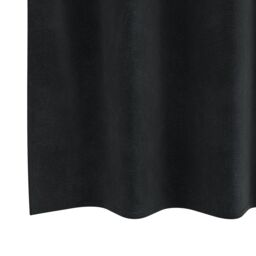 Berkfield Home Blackout Curtains with Eyelets 2 pcs Black Velvet - thumbnail 5