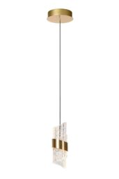 Lucide 'KLIGANDE' Non Dimmable Adjustable Indoor Stylish LED Pendant Light in Yellow