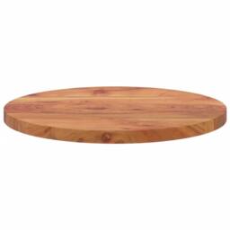 Berkfield Home Table Top √ò40x2.5 cm Round Solid Wood Acacia in Brown - Size: 40x2.5 cm - thumbnail 4