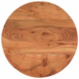 Berkfield Home Table Top √ò40x2.5 cm Round Solid Wood Acacia in Brown - Size: 40x2.5 cm - thumbnail 1
