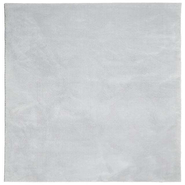 Berkfield Home Rug HUARTE Short Pile Soft & Washable Grey 120x120 cm - Size: Medium - image 1
