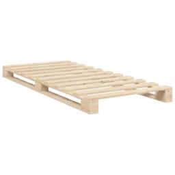 Berkfield Home Beautiful Bed Frame without Mattress with Headboard 90x200 cm Sol in Light Tan - thumbnail 7
