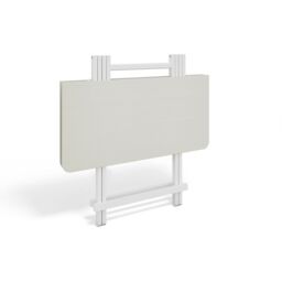 Living and Home Folding Wooden Dining Table for Indoor Outdoor Champing in White - thumbnail 9