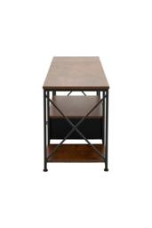 Living and Home TV Stand with Fabric Drawers in Brown - thumbnail 5