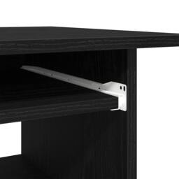 Berkfield Home Desk Black Oak 80x45x74 cm Engineered Wood - Size: 80 x 45 x 74 cm - thumbnail 9