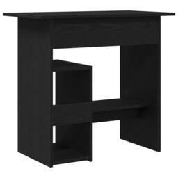Berkfield Home Desk Black Oak 80x45x74 cm Engineered Wood - Size: 80 x 45 x 74 cm - thumbnail 8