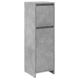 Berkfield Home Bathroom Cabinet Concrete Grey 30x30x95 cm Engineered Wood - Size: 30 x 30 x 95 cm - thumbnail 2