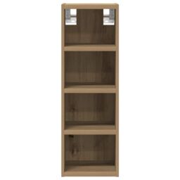 Berkfield Home Hanging Cabinet Artisan Oak 20x29.5x60 cm Engineered Wood in Brown - thumbnail 4