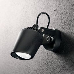 Netlighting Minitommy 1 Light Outdoor Wall Spotlight Black IP66 GU10 - thumbnail 2