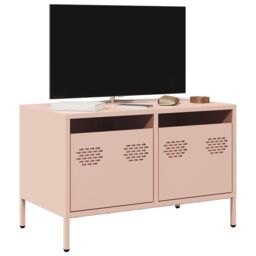 Berkfield Home TV Cabinet Pink 68x39x43.5 cm Cold-rolled Steel