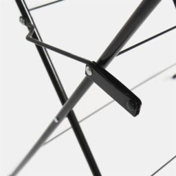 OHS 3 Tier Clothes Dryer Airer Foldable Clothing Rack Drying Horse 15m in Black - thumbnail 5