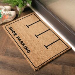 Artsy Mats Shoe Parking Doormat (60 x 40cm) in Brown - Size: 40 cm x 60 cm - thumbnail 2