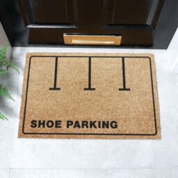 Artsy Mats Shoe Parking Doormat (60 x 40cm) in Brown - Size: 40 cm x 60 cm - thumbnail 1