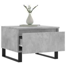 Berkfield Home Coffee Tables 2 pcs Concrete Grey 50x46x35 cm Engineered Wood - Size: 50 x 46 x 35 cm - thumbnail 4