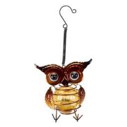 mysmartbuy 2 x Solar Powered Mini Owl Lights - Outdoor Garden LED Decorations - thumbnail 3