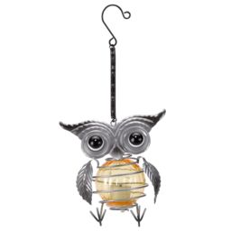 mysmartbuy 2 x Solar Powered Mini Owl Lights - Outdoor Garden LED Decorations - thumbnail 4