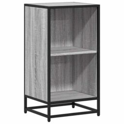 Berkfield Home Book Cabinet Grey Sonoma 40x35x76 cm Engineered Wood - Size: 40 x 35 x 76 cm - thumbnail 2