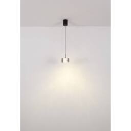 Netlighting Fogsy Slim Pendant Matt Black Smoke Glass Shade LED 4000K - thumbnail 5