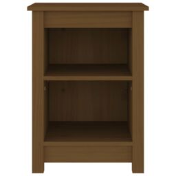 Berkfield Home Bedside Cabinets 2 pcs Honey Brown 40x35x55 cm Solid Wood Pine - Size: 40 x 35 x 55 cm - thumbnail 4