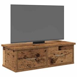 Berkfield Home Wall Cabinet Old Wood 60x26x18.5 cm Engineered Wood in Brown