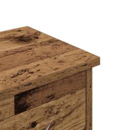 Berkfield Home Wall Cabinet Old Wood 60x26x18.5 cm Engineered Wood in Brown - thumbnail 8