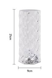 Living and Home 16-Colour RGB Touch Sensor Night Light in Clear - thumbnail 6