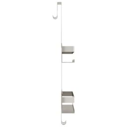 Berkfield Home Hanging Shower Caddy Brushed 304 Stainless Steel in Silver - thumbnail 5