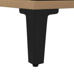 Berkfield Home Bathroom Cabinet Artisan Oak 30x30x100 cm Engineered Wood in Brown - Size: 30 x 30 x 100 cm - thumbnail 9