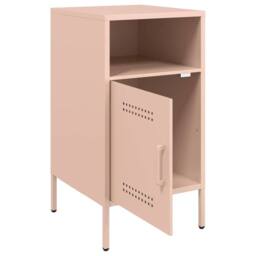 Berkfield Home Sturdy Bedside Cabinets 2 pcs Pink 36x39x68 cm Steel - Size: 36 x 39 x 68 cm - thumbnail 9