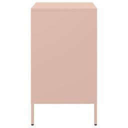 Berkfield Home Sturdy Bedside Cabinets 2 pcs Pink 36x39x68 cm Steel - Size: 36 x 39 x 68 cm - thumbnail 7
