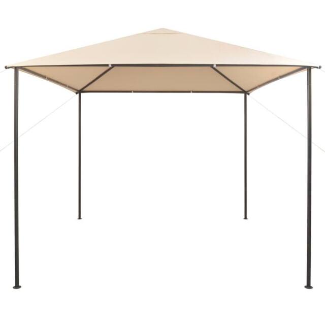 Berkfield Home Gazebo Pavilion Tent Canopy 3x3 m Steel Beige - image 1